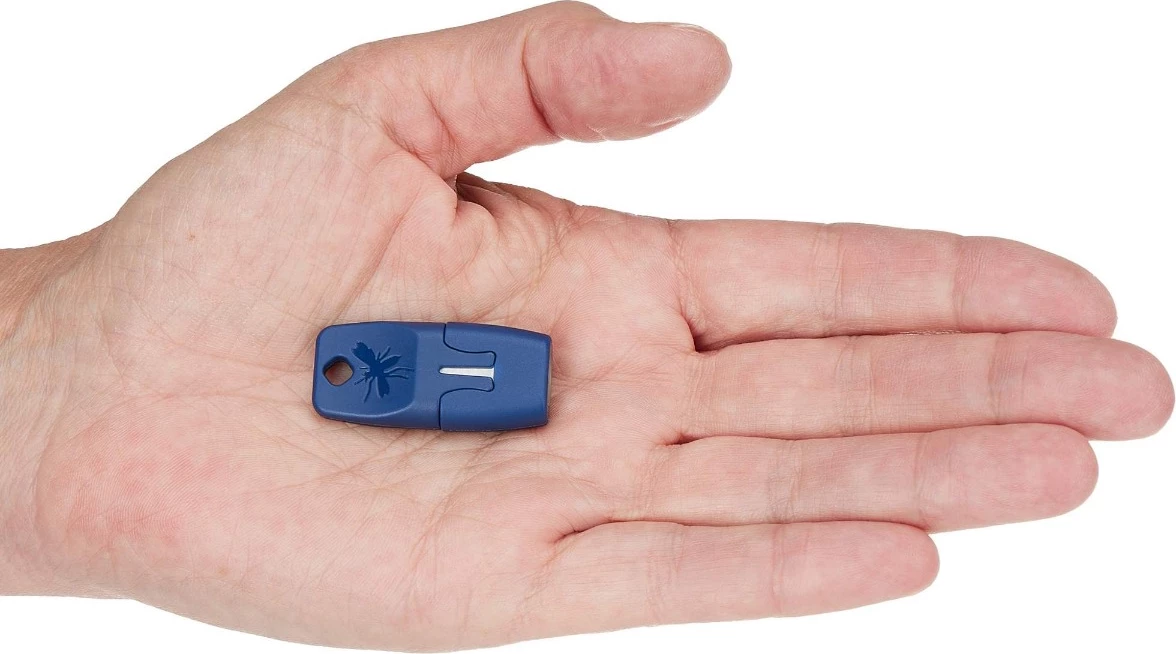 Pajisje kundër pickimeve të insekteve HEAT IT V3 USB-C, e kaltër