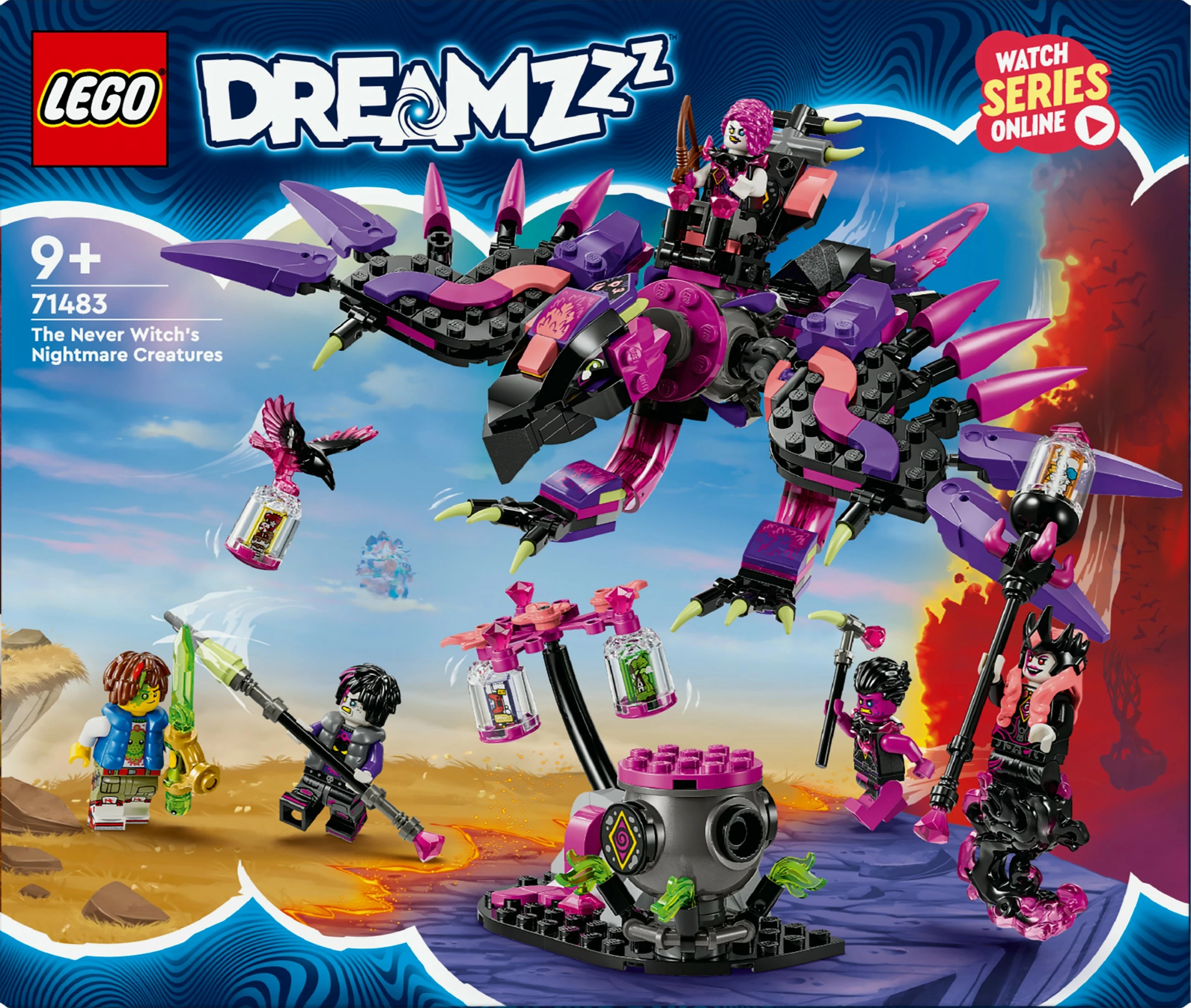 Set ndërtimi LEGO DREAMZzz 71483, 457 pjesë, shumëngjyrësh