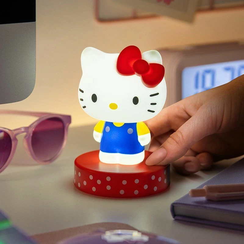Llambë tavoline Paladone Hello Kitty Icon, 11 cm, me 2x AAA, shumëngjyrëshe