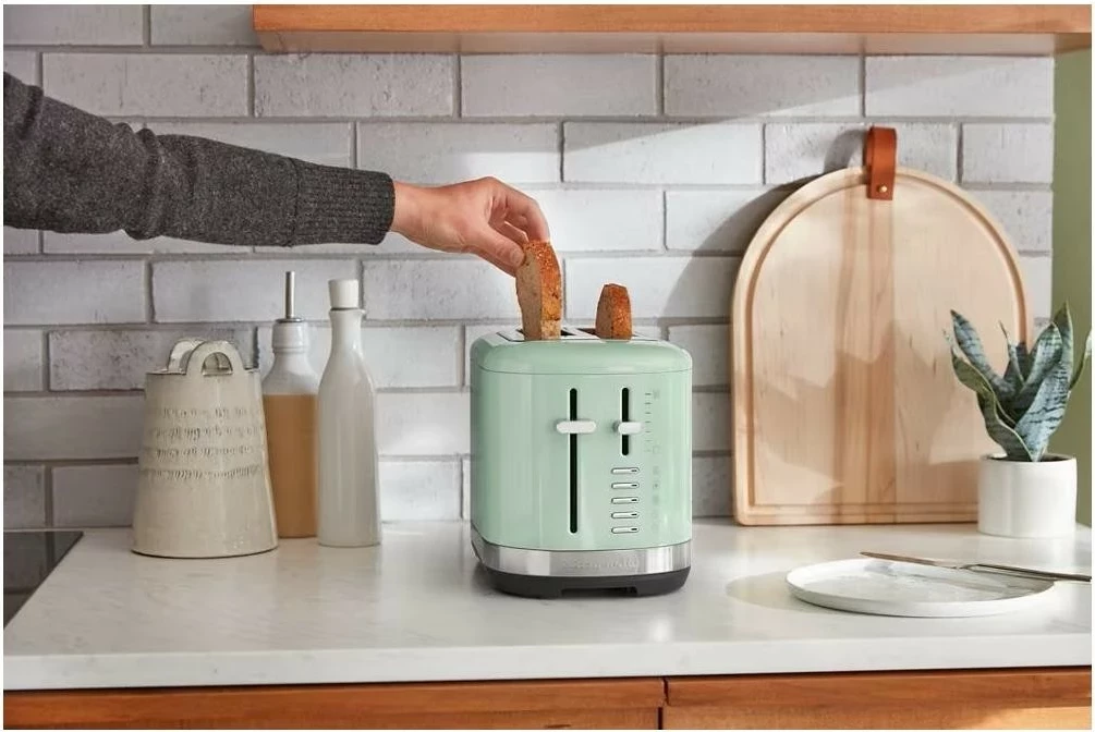 Toster KitchenAid 5KMT2109E, 2 vende, metal, pistachio green