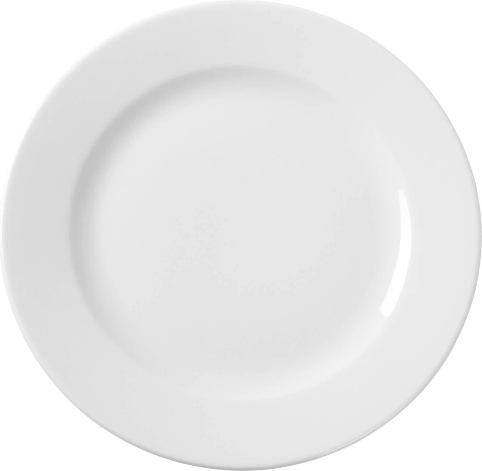 Pjatë e rrafshët Fine Dine Bianco Ø300 mm, e bardhë, set 6 copë