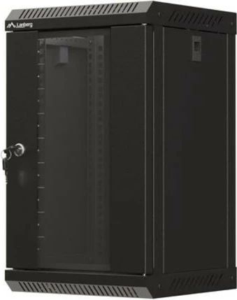 Kasë rrjeti Lanberg WF11-3309-10B, 9U, 10", montim në mur, e zezë