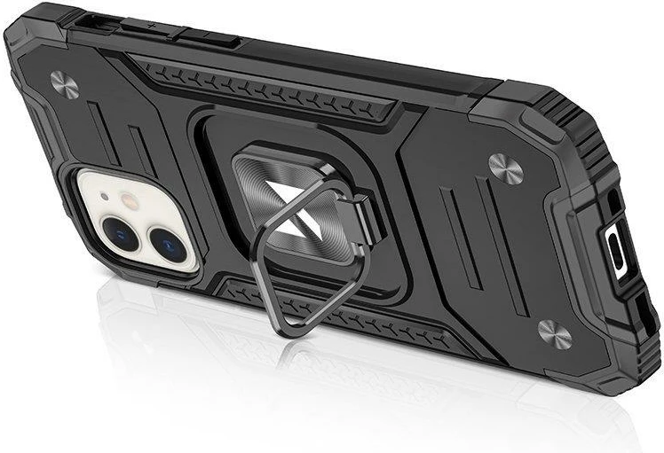 Mbështjellës Wozinsky Ring Armor për iPhone 14 Plus, i zi