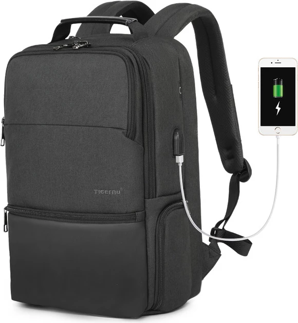 Çantë shpine për laptop Tigernu T-B3905 19" 39L, black