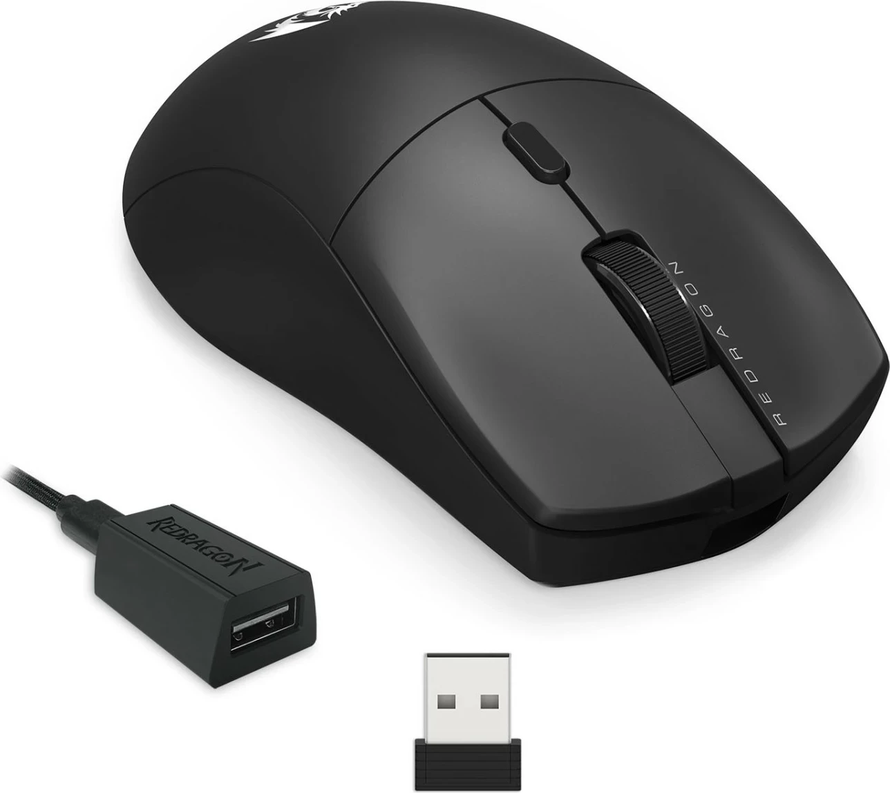 Maus gaming Redragon M919-ULT SPARDA, wireless/me kabllo, 45000 DPI, USB-C, i zi