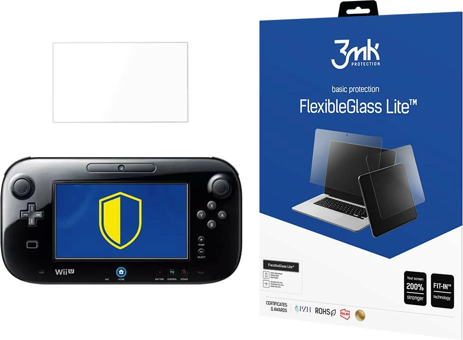 Xham mbrojtës 3mk FlexibleGlass Lite për Nintendo Wii U Gamepad, transparent