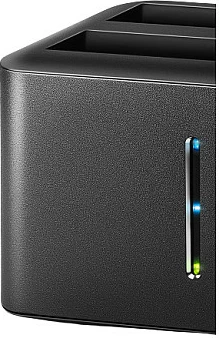 Dock station Axagon ADSA-D25, klonim dual 2.5" SATA SSD/HDD, USB 3.2 Gen 1, zezë/hirtë
