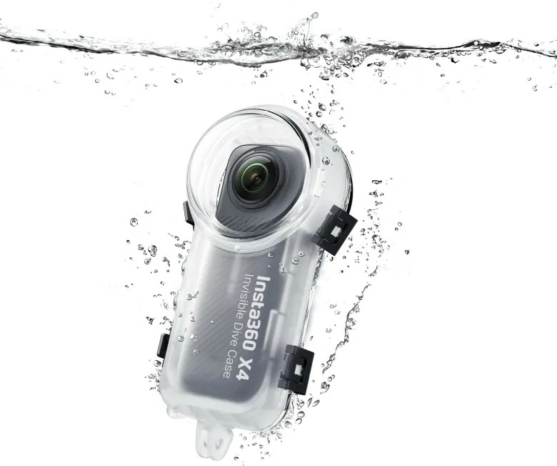 Mbështjellës Insta360 X4 Invisible Dive Case, transparent