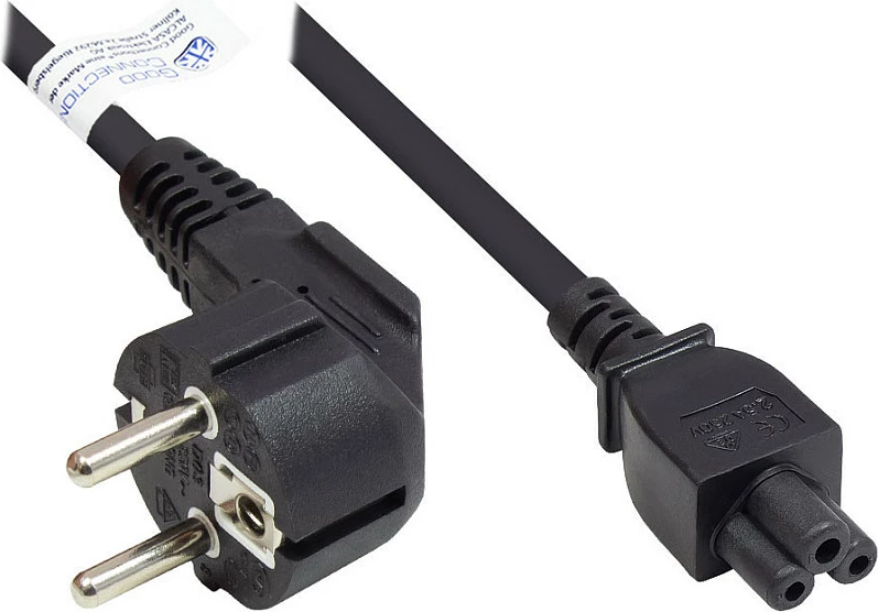 Kabllo rryme GoodConnections Alcasa P0105-S050, 5 m, CEE 7/7 (E+F) në C5, e zezë