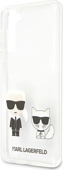 Mbështjellës Karl Lagerfeld KLHCS21MCKTR për Samsung Galaxy S21+, Transparent