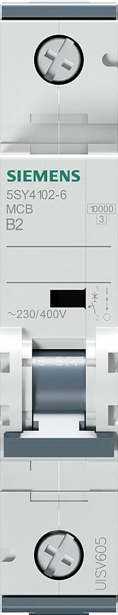 Automat Siemens 5SY4102-6 B2, 1P, 2A, 230/400V, 10kA