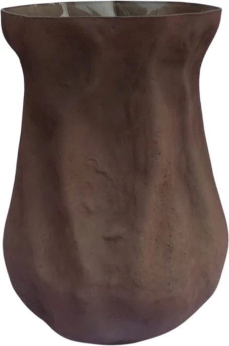 Vazo qelqi MIST, ngjyrë kafe, 27x24x38cm