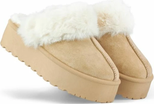 Papuqe platforme për femra Yakimasport 81366-4-KH, bezhë