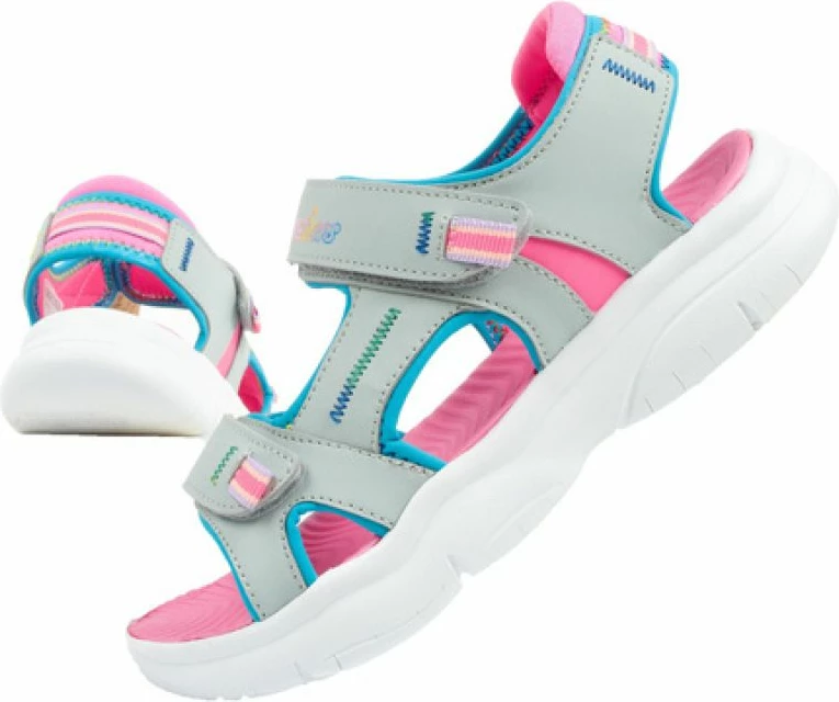 Sandale për fëmijë Skechers, gri/argjendtë [Madhësia: 33.5]