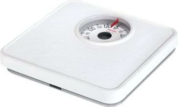 Peshore personale analoge, Soehnle, Tempo 61098, kapacitet 130 kg, sipërfaqe kundër-rrëshqitjes, kasë çeliku, e bardhë