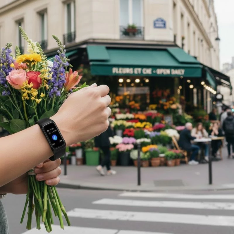 Smartband Gravity GT40-1, e zezë