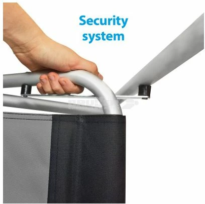 Karrige kampingu BRUNNER Bravura 0404190N.C70, palosëse, kornizë alumini, max 100 kg, gri/jeshile