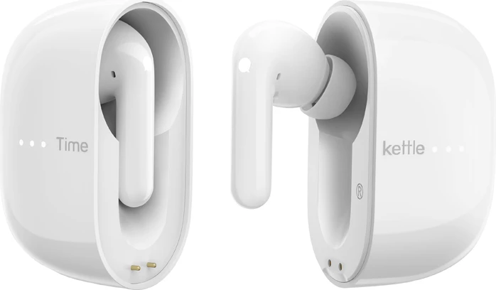 Kufje Timekettle M3 Offline, Bluetooth 5.2, ANC, përkthim offline, 43 gjuhë/96 aksente, IPX4, deri 25 orë, të bardha, set me kuti karikimi