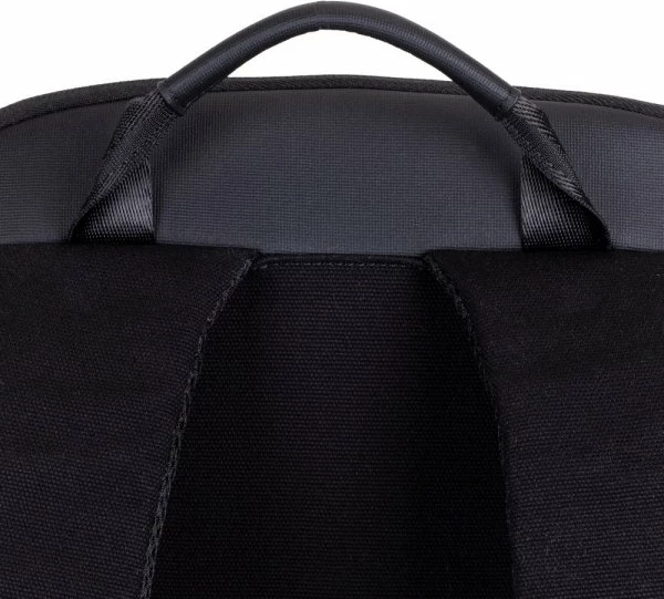 Çantë shpine për laptop RIVACASE 8524 deri 14\", për tablet 10.5\", PU lëkurë + pambuk, e zezë