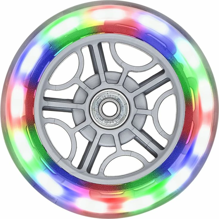 Rrota ndriçuese për trotinet Globber 121mm 2 copë