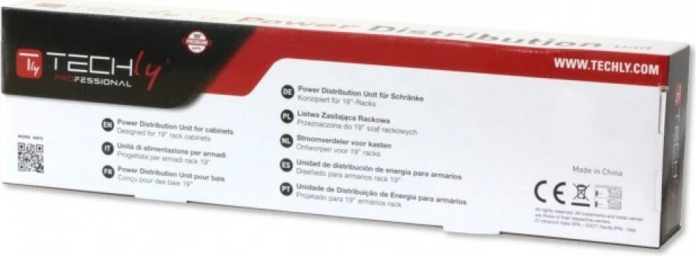 Shiriti i Energjisë për Kabinet Rack, Techly, i zi