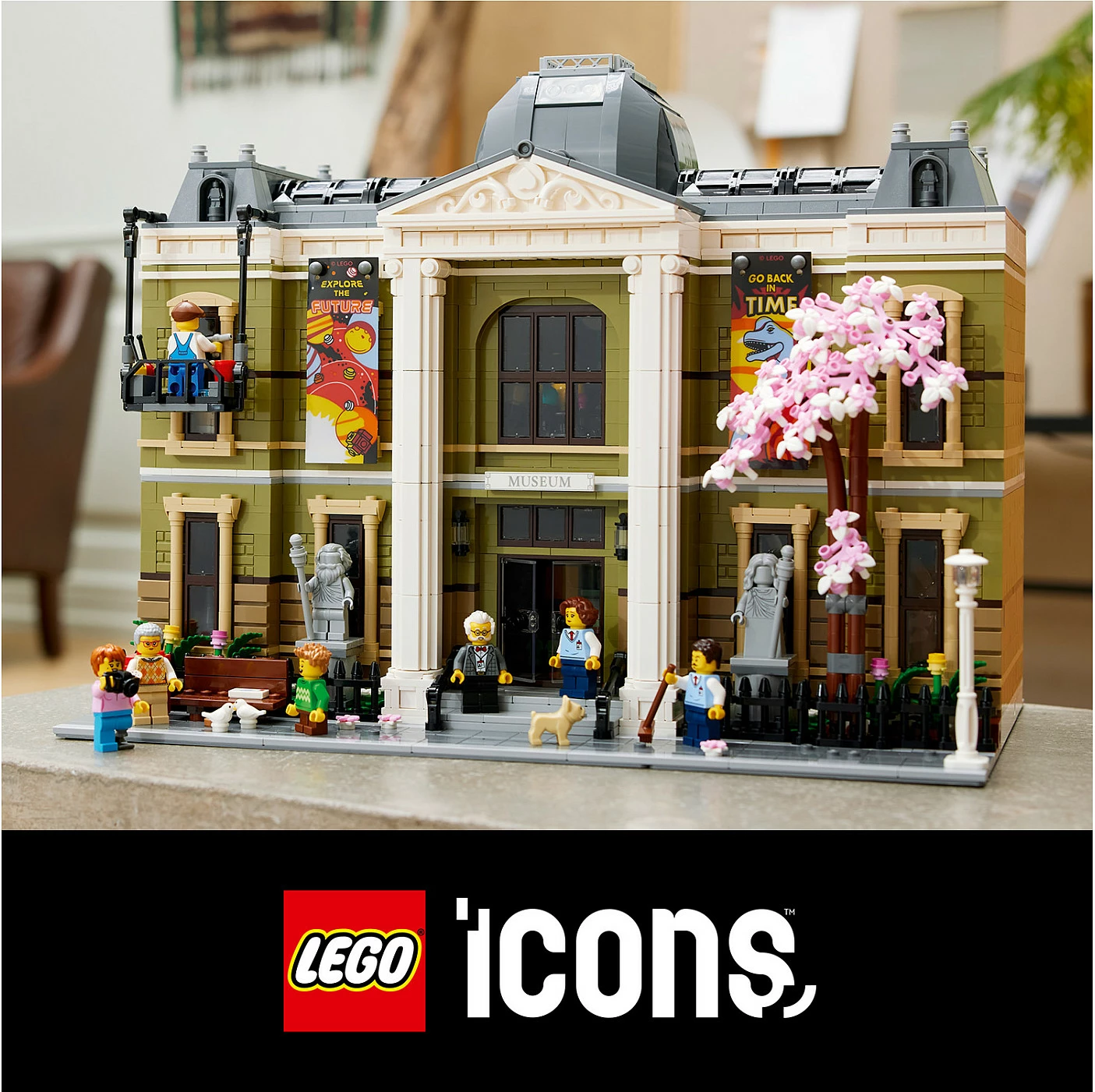 Set ndërtimi LEGO Natural History Museum, 4014 pjesë, për të rritur, plastikë, shumëngjyrësh