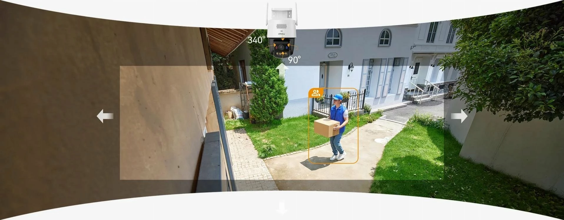 Kamerë IP IMOU Titan Pro 6MP Wi‑Fi 6 PoE Pan/Tilt, bardh/zi