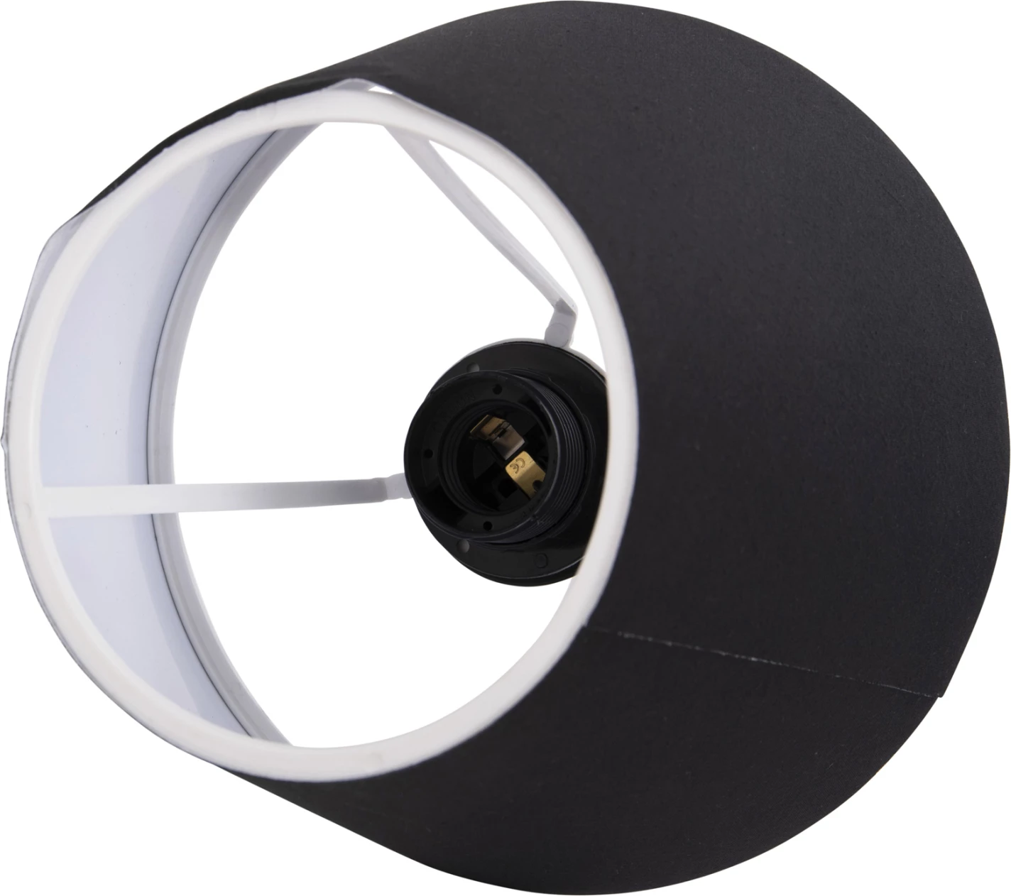 Llambë tavoline LIVO FH4708.01 e zezë me bazë trekëmbëshe metalike Φ22x36Hcm