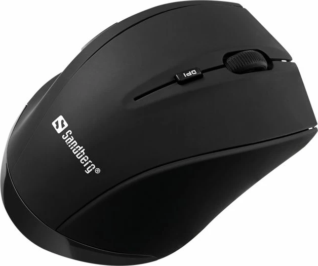 maus pa kabllo Sandberg Wireless Mouse Pro 2.4GHz 1600 DPI, e zezë