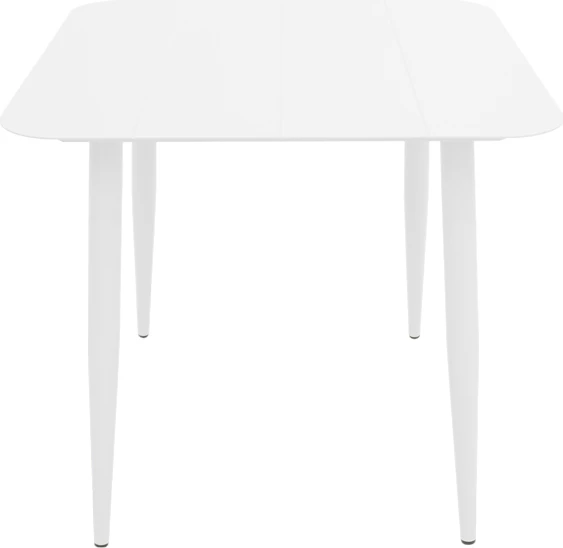 Tavolinë Vista alumini, ngjyrë e bardhë, 80x80x72cm