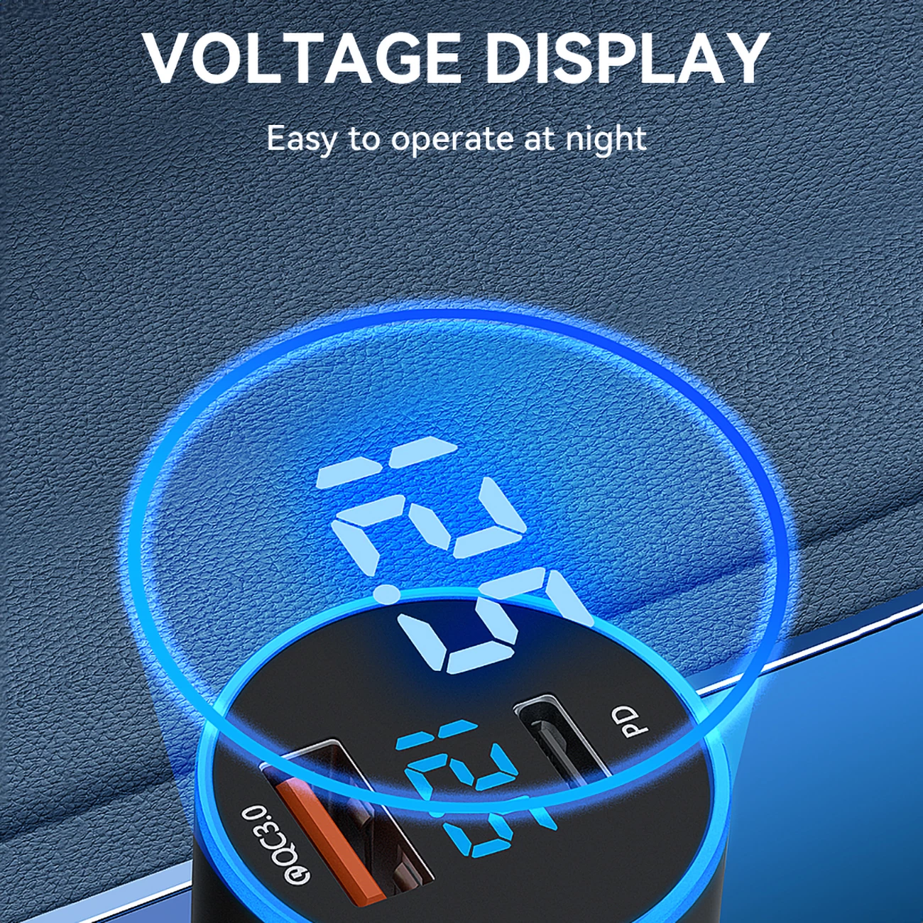 Karikues veture Wozinsky WDCCAC, 36W, 2 porta USB-C/USB-A, i zi