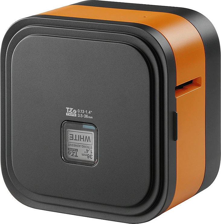Printer etiketash Brother P-touch PT-E920BT, Bluetooth, USB-C, 360x360 DPI, zi/portokalli