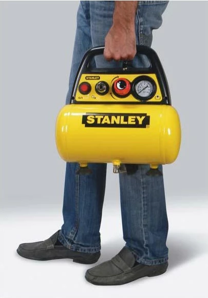 Kompresor ajri Stanley C6BB34STN039 6L 8bar 1.5HP, pa vaj, i verdhë