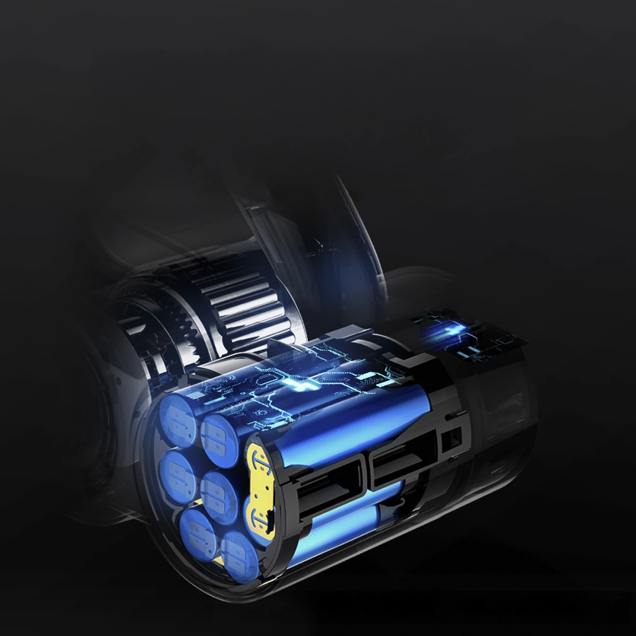 Fshesë me korrent pa kabllo JIMMY H9 Pro, 600 W, 0.6 L, gri/portokalli, me ekran LED