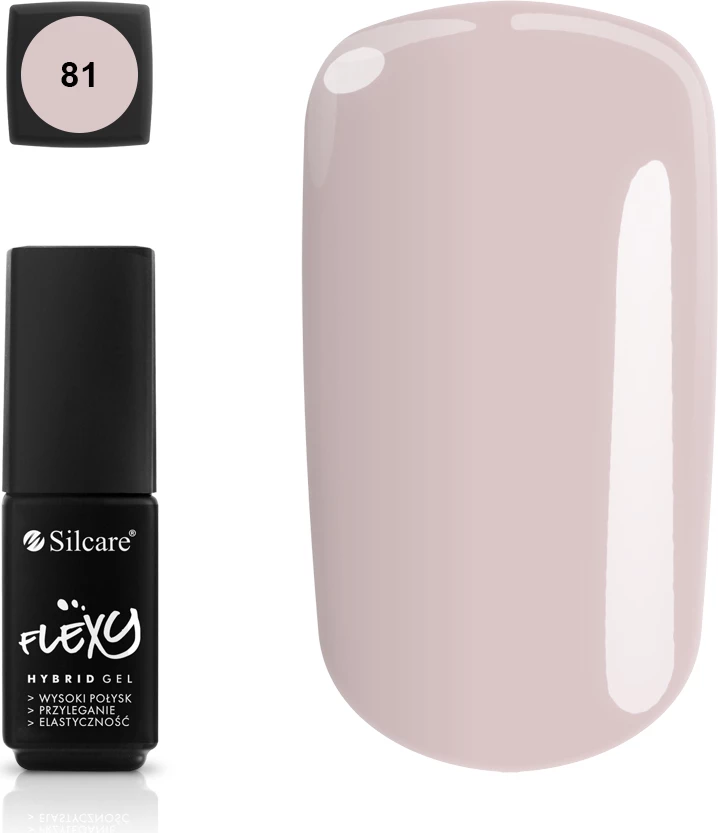 Llak për thonj Silcare Flexy Hybrid Gel 81, 4.5g