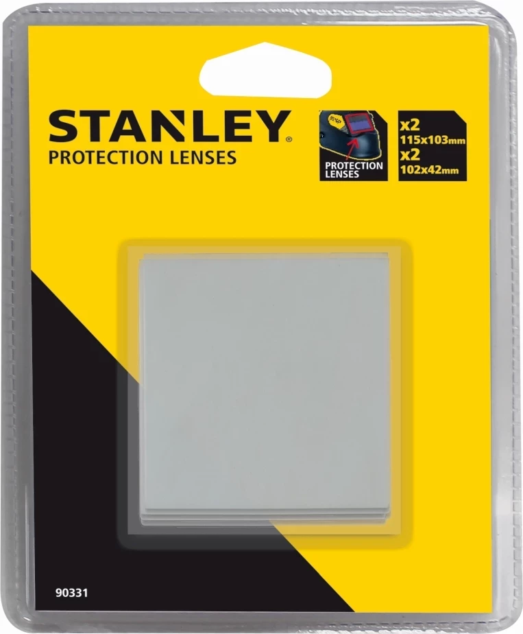 Set xhamash mbrojtës Stanley 90331, 4 copë (2x 115x103 mm, 2x 102x42 mm)