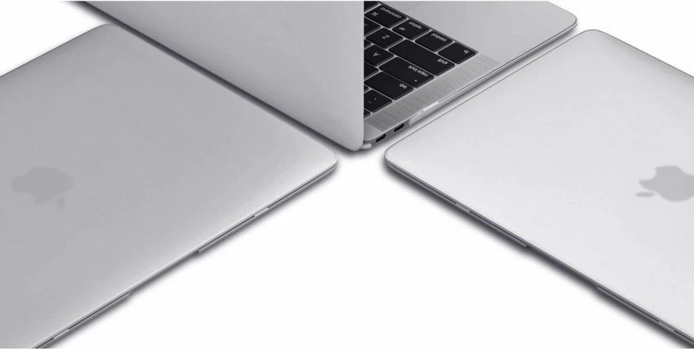 Mbështjellës Tech-Protect SmartShell për MacBook Air 13" M2/M3, Transparent me shkëlqim