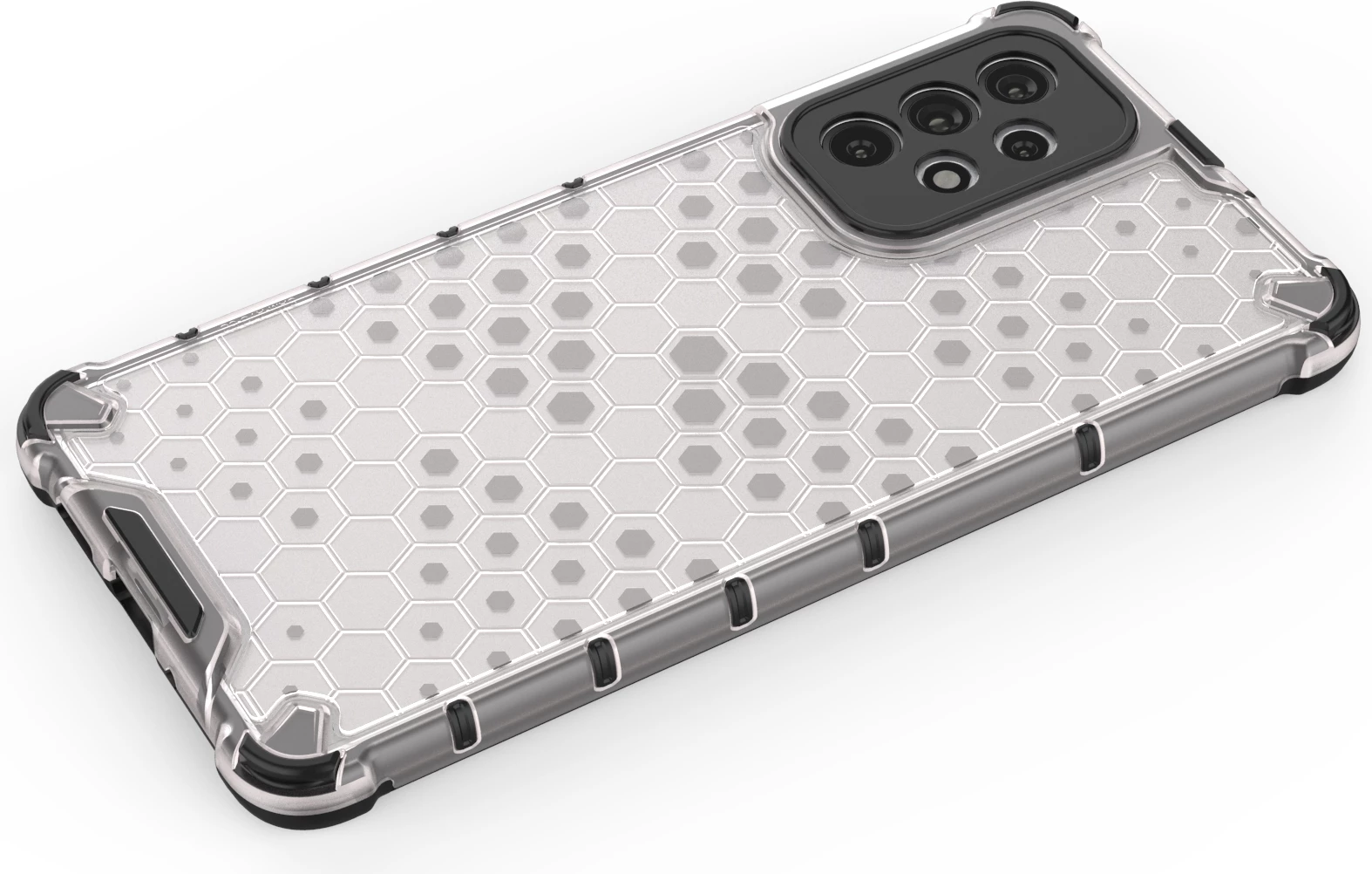 Mbështjellës Hurtel për Samsung Galaxy A73, honeycomb, xhel, Kaltër