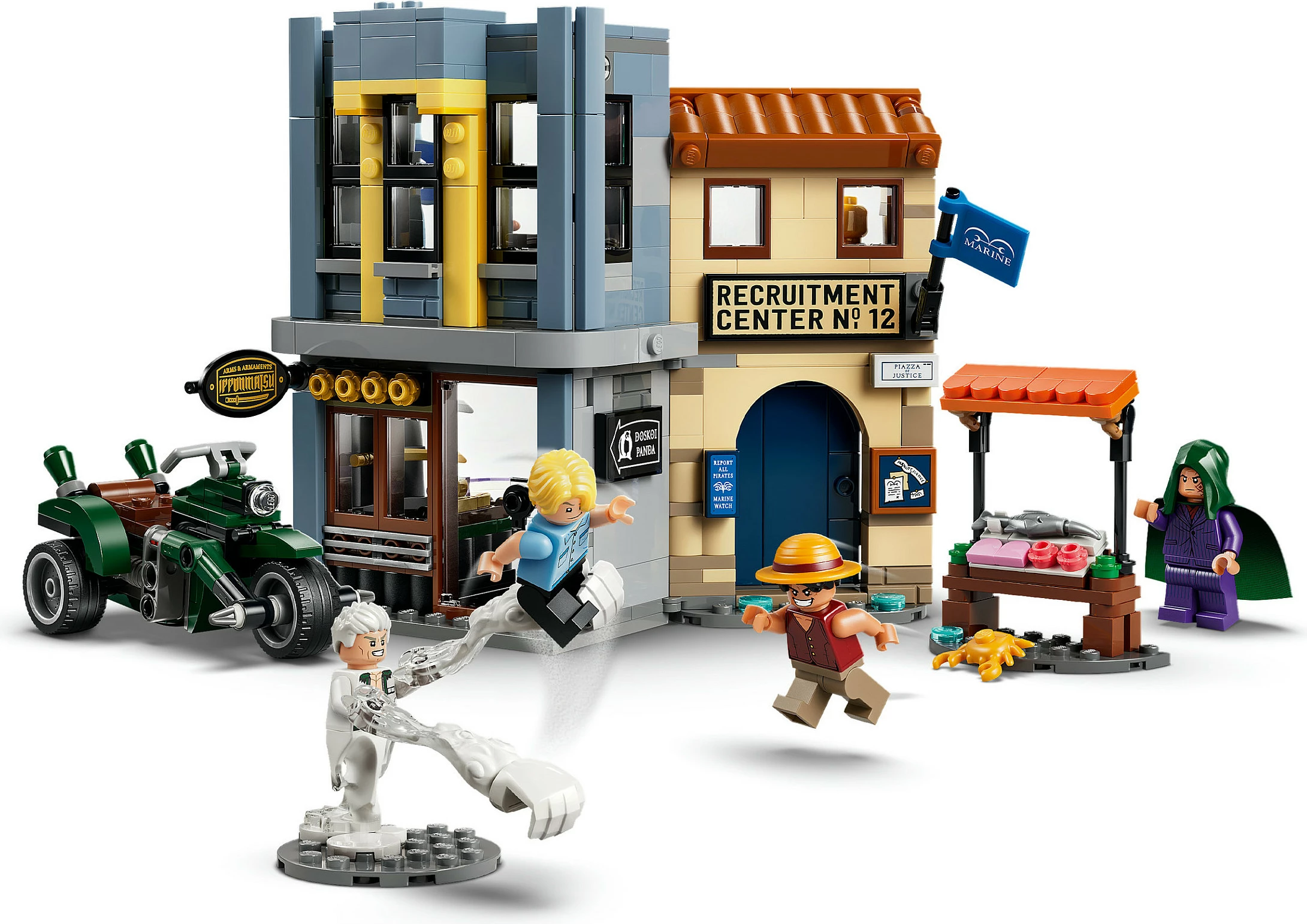Set LEGO One Piece 75642 Showdown with Captain Smoker, 547 pjesë, 9+