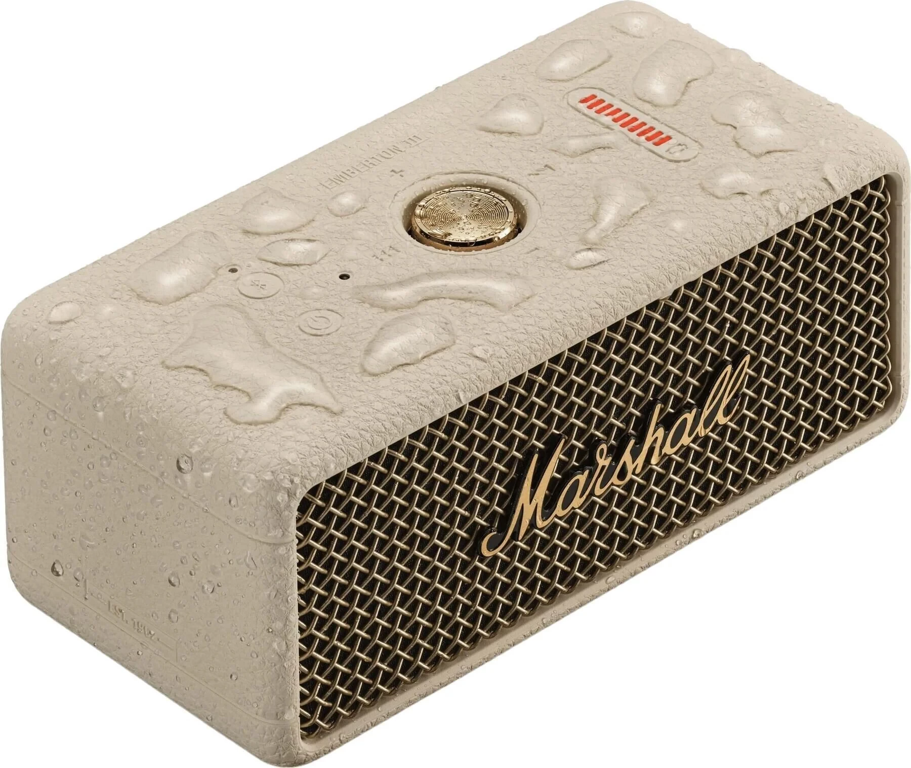 Altoparlant portativ Marshall Emberton III, Bluetooth 5.3, 32+ orë, IP67, cream
