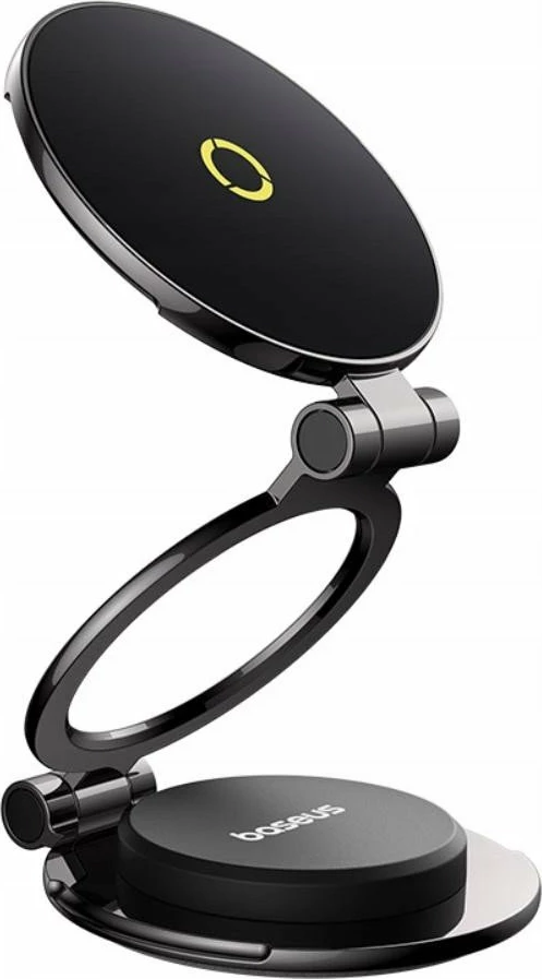 Mbajtës magnetik telefoni për veturë Baseus BS-CW06 MagPro II, MagSafe, rrotullim 360°, i zi