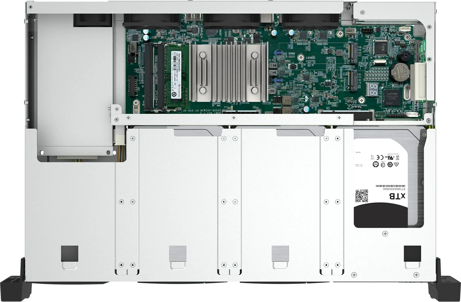 NAS server QNAP TS-855eU-8G, 2U, 8x2.5"/3.5" SATA, Intel Atom C5125, 8GB RAM, 2x2.5GbE, i zi
