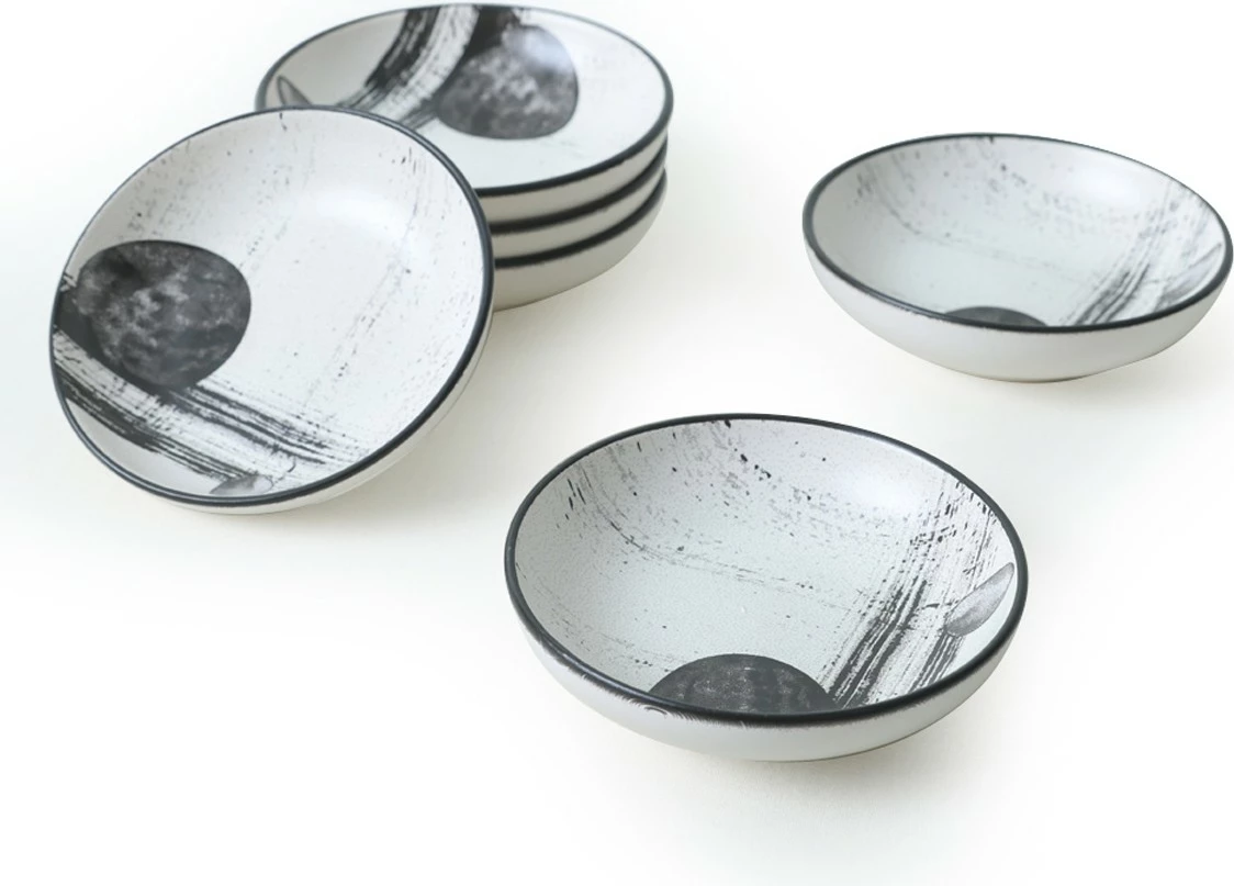 Set tasash për salcë (6 copë), Hermia Concept, X00017451, ngjyrë e bardhë mat