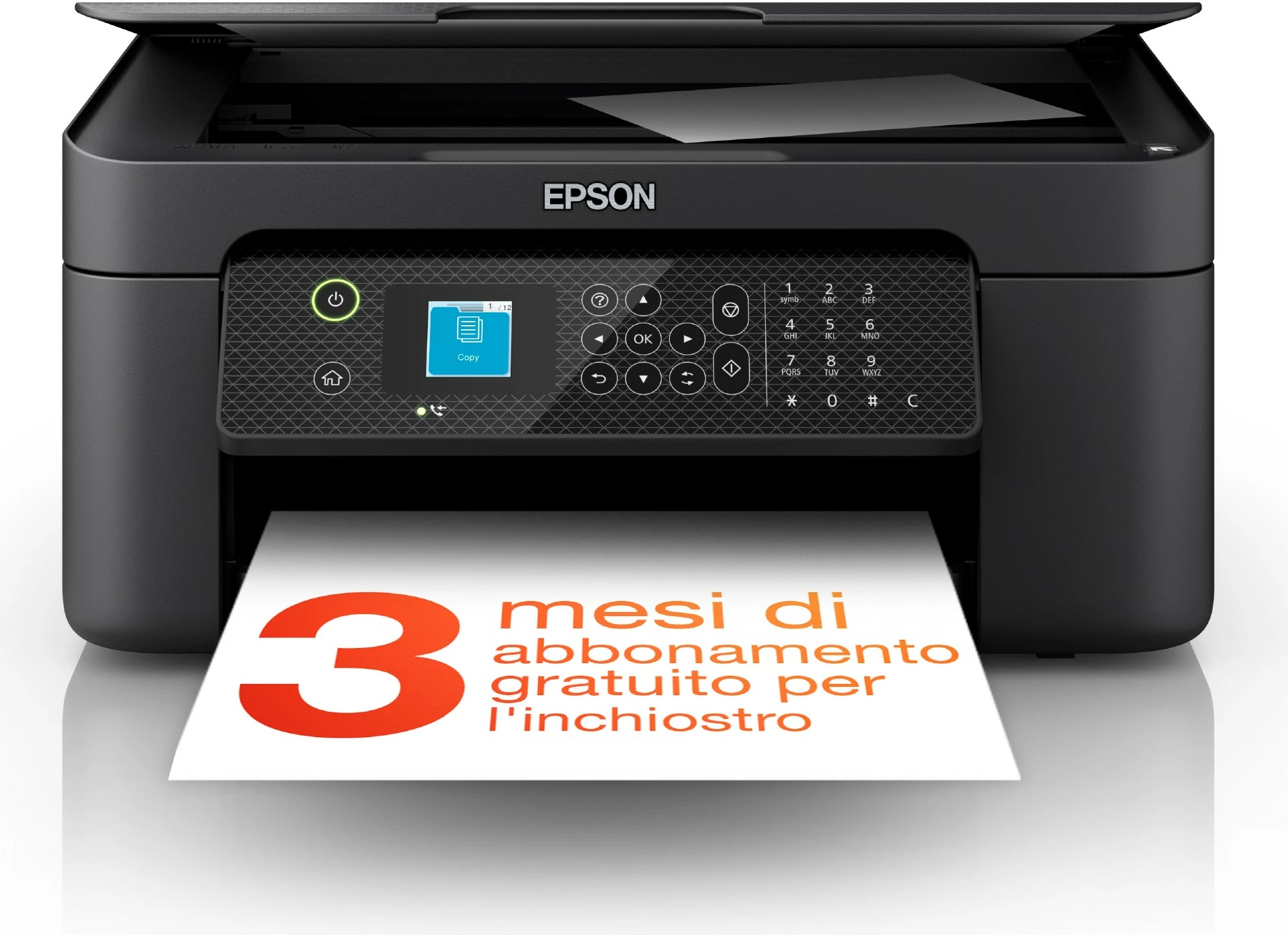Printer multifunksional Epson WorkForce WF-2910DWF, Wi-Fi, duplex, ekran me ngjyra, i zi