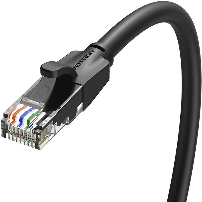 Kabllo rrjeti Vention IBEBG CAT6, 1.5m, 1000Mbps, e zezë
