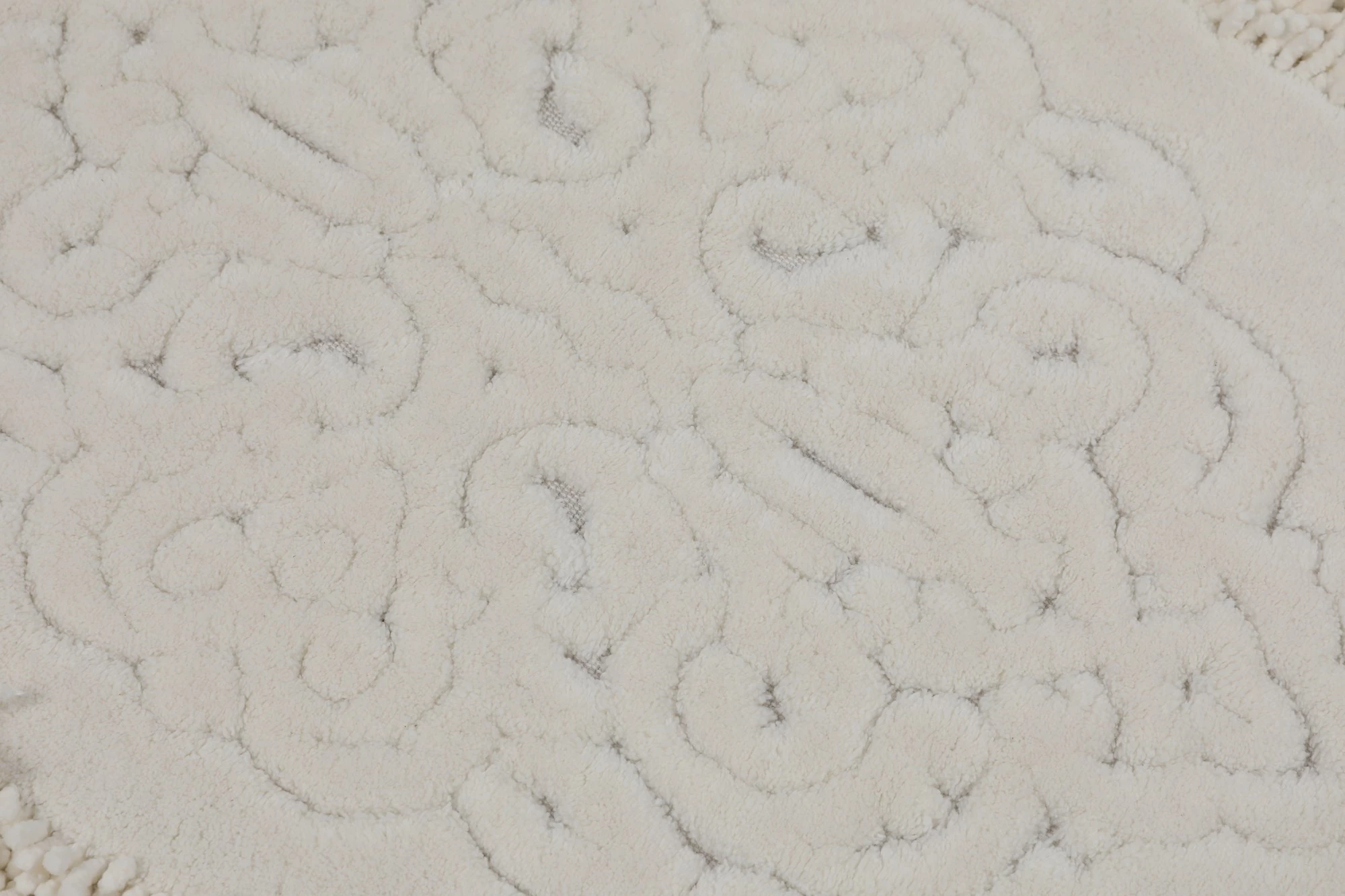 Set tapetash për banjo (2 copë), Mijölnir, Piante Oval, ecru