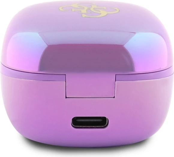 Kufje Guess 4G Printed Logo Bluetooth TWS me docking station, Violet