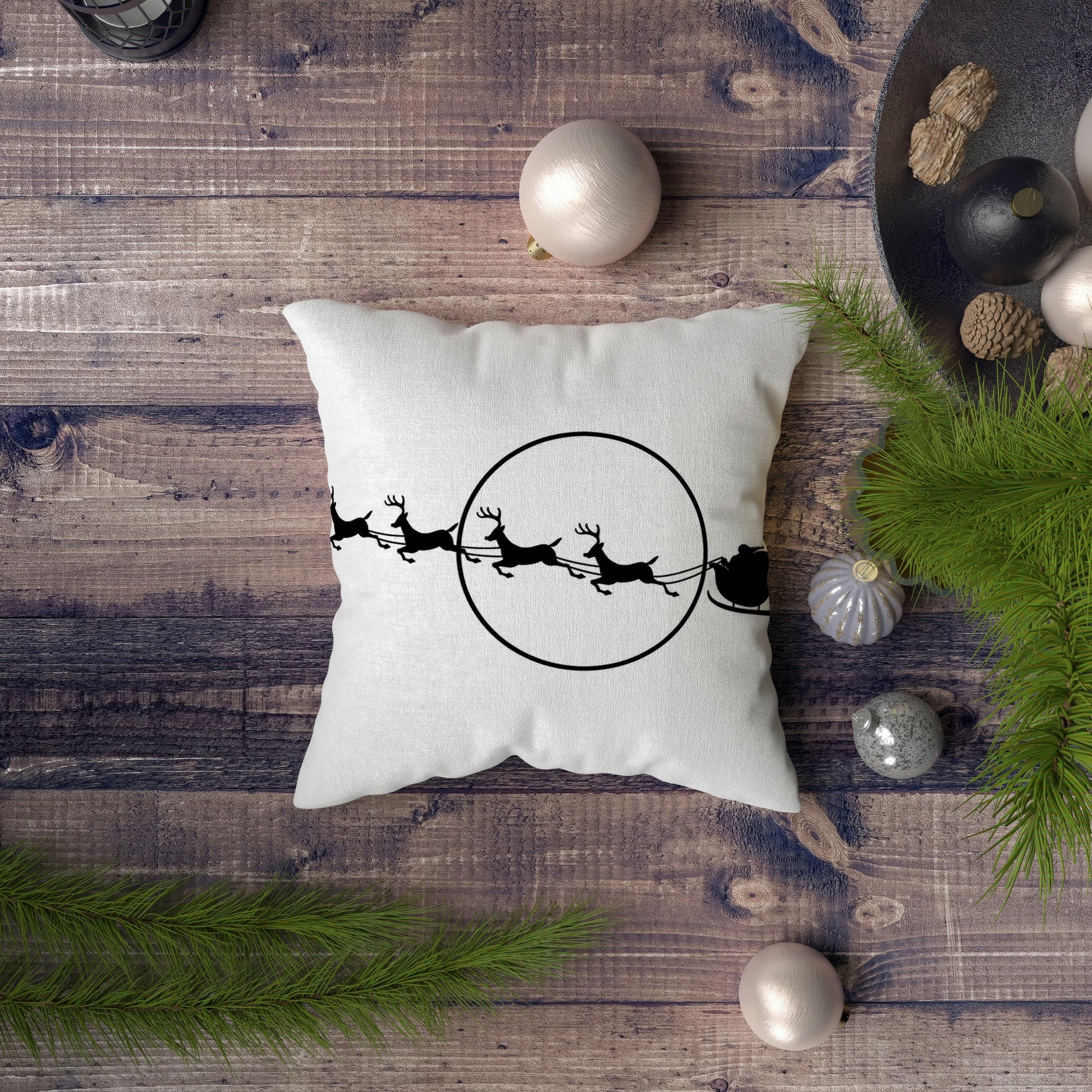 Jastëk dekorativ Aberto Design, NYXMAS128, shumëngjyrësh, 43x43cm
