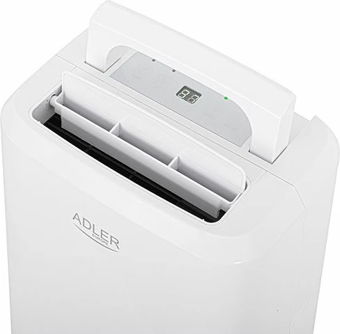 Dehumidifikues ajri ADLER AD 7861, 10 L/24h, LCD, deri 60 m³, 280 W, i bardhë
