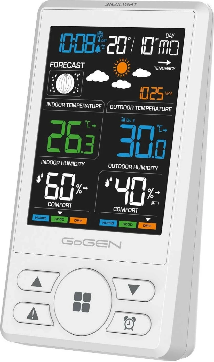 Stacion moti GoGEN GOG-ME1250, me sensor wireless, i bardhë